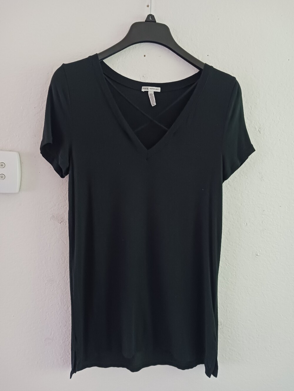 PINK Victoria's Secret Crisscross V-neck T-shirt - Picture 3 of 6